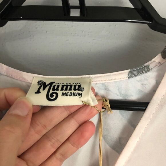 Show Me Your MuMu Peta Lace Up Floral Tunic Top - Picture 4 of 8